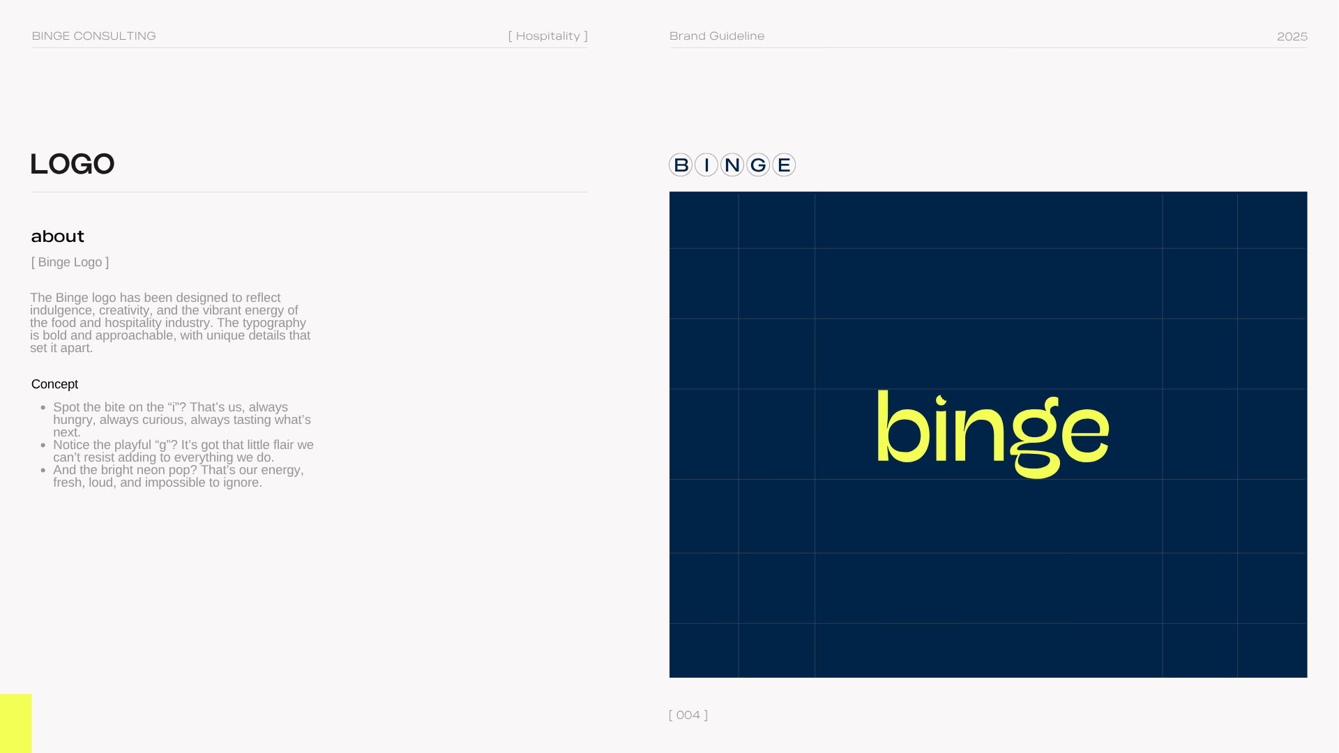 Binge — rebrand system 4